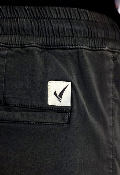 Voyage’s Twill Joggers (Black)