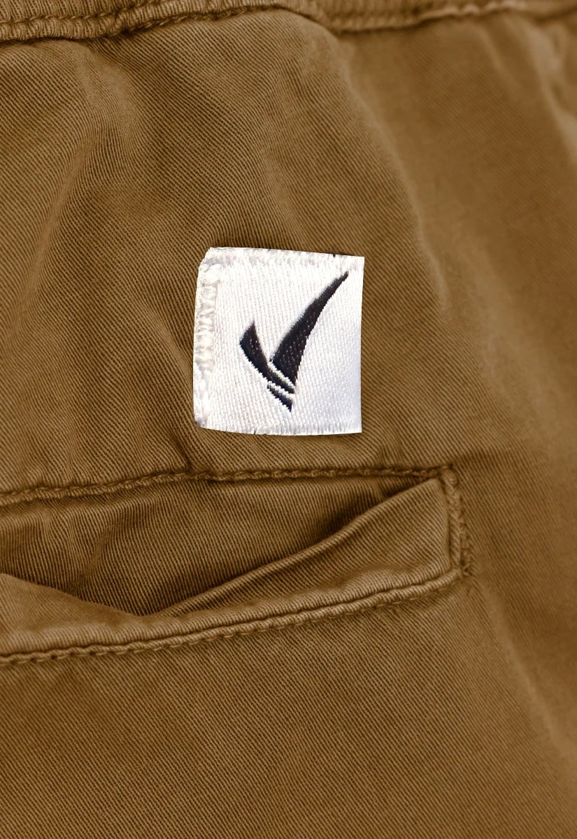 Voyage’s Twill Joggers (Taupe)