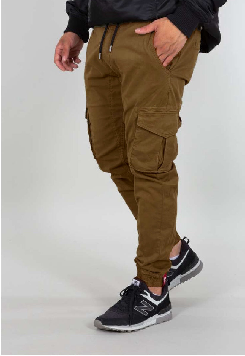 Voyage’s Twill Joggers (Taupe)