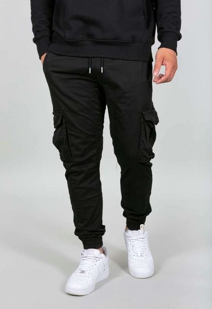 Voyage’s Twill Joggers (Black)